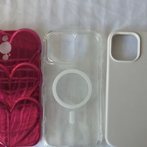 Stylish Heart Design Phone Case Set
